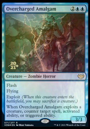 Overcharged Amalgam [Innistrad: Crimson Vow Prerelease Promos] | Pegasus Games WI