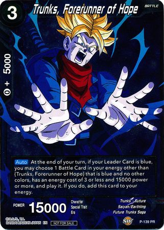 Trunks, Forerunner of Hope (P-139) [Promotion Cards] | Pegasus Games WI