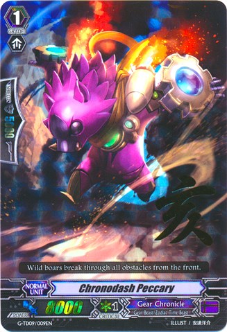Chronodash Peccary (RRR) (G-TD09/009EN) [True Zodiac Time Beasts] | Pegasus Games WI