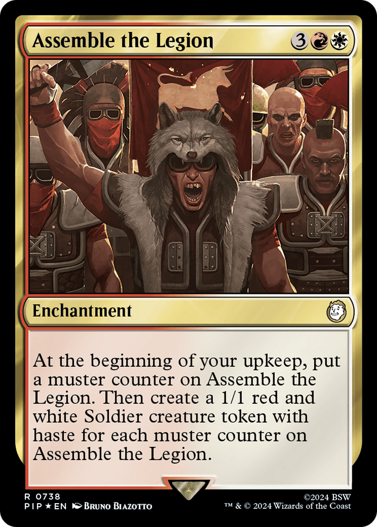 Assemble the Legion (Surge Foil) [Fallout] | Pegasus Games WI