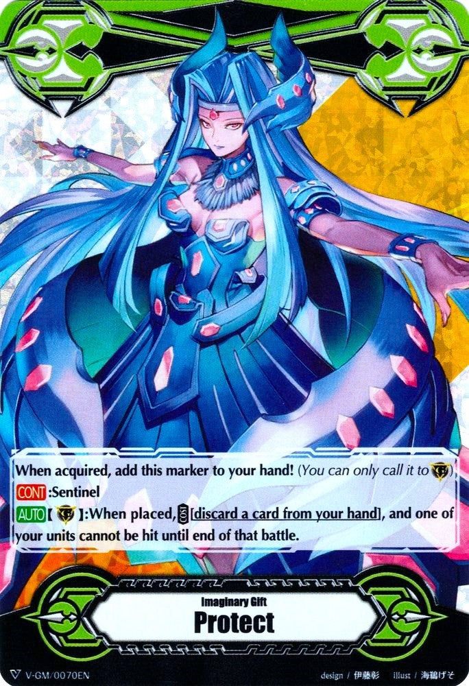 Imaginary Gift [Protect] - Hexagonal Magus (Parallel Foil) (V-GM/0070EN) [Gift Markers] | Pegasus Games WI