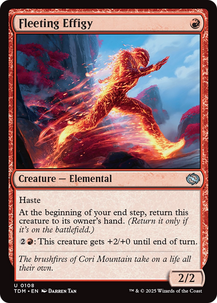 Fleeting Effigy [Tarkir: Dragonstorm] | Pegasus Games WI