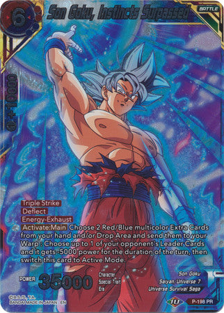Son Goku, Instincts Surpassed (P-198) [Promotion Cards] | Pegasus Games WI