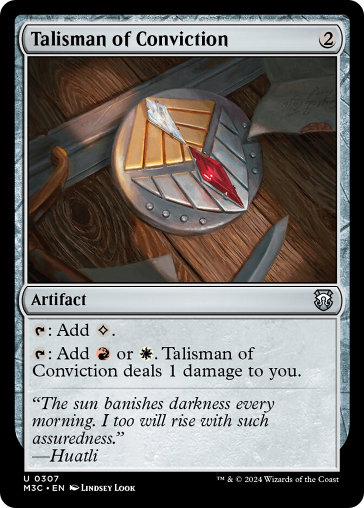 Talisman of Conviction [Modern Horizons 3 Commander] | Pegasus Games WI