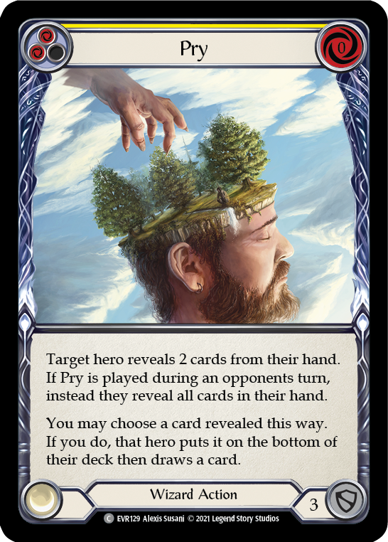 Pry (Yellow) [EVR129] (Everfest)  1st Edition Normal | Pegasus Games WI