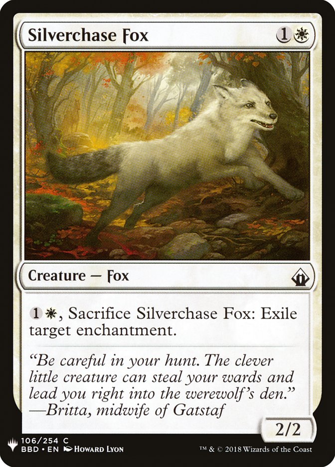 Silverchase Fox [Mystery Booster] | Pegasus Games WI