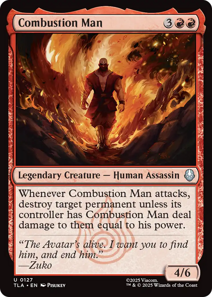 Combustion Man [Avatar: The Last Airbender] | Pegasus Games WI