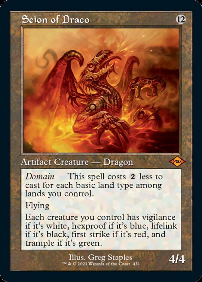 Scion of Draco (Retro) [Modern Horizons 2] | Pegasus Games WI