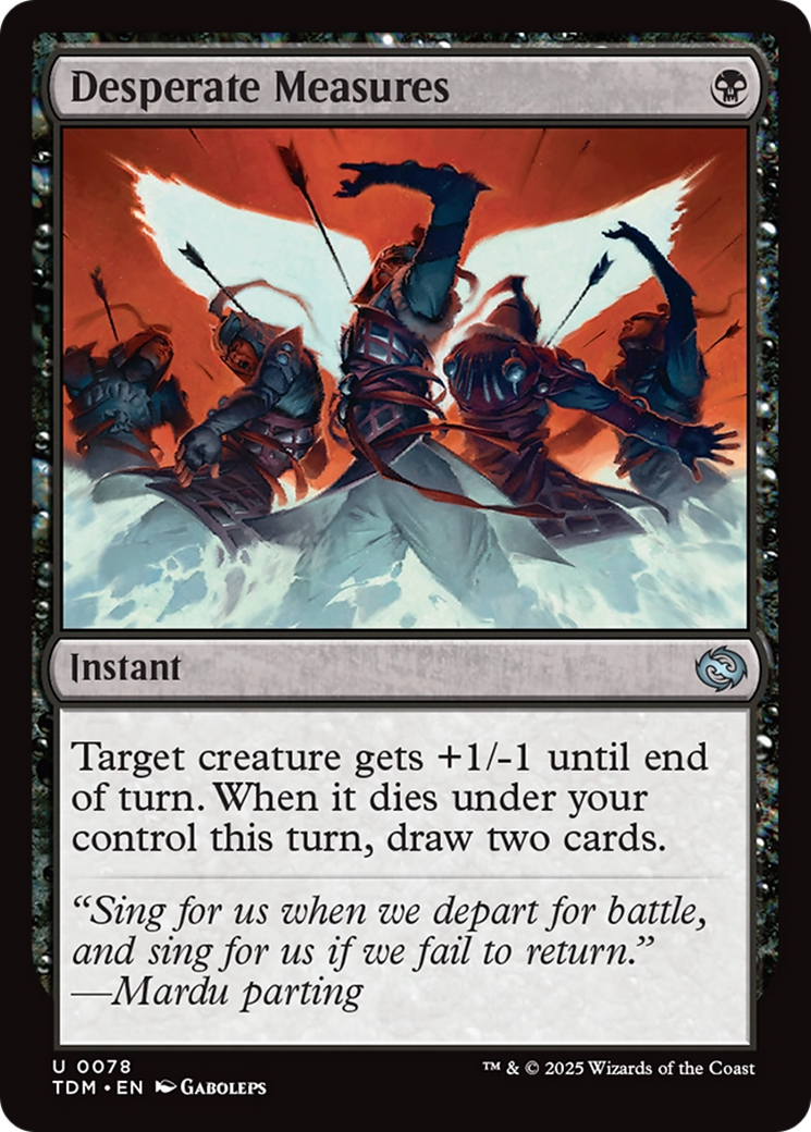 Desperate Measures [Tarkir: Dragonstorm] | Pegasus Games WI