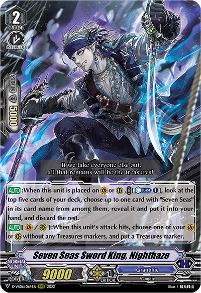 Seven Seas Sword King, Nighthaze (D-VS06/064EN) [V Clan Collection Vol.6] | Pegasus Games WI