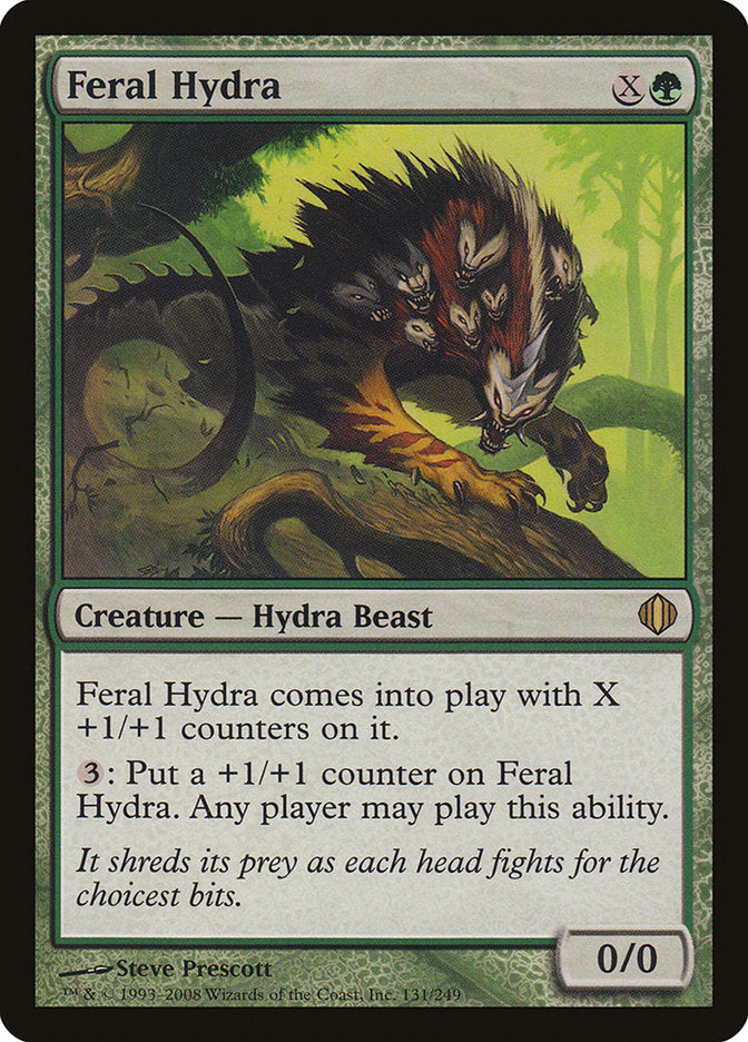 Feral Hydra (Oversized) [Oversize Cards] | Pegasus Games WI