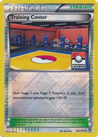 Training Center (102/111) (League Promo) [XY: Furious Fists] | Pegasus Games WI