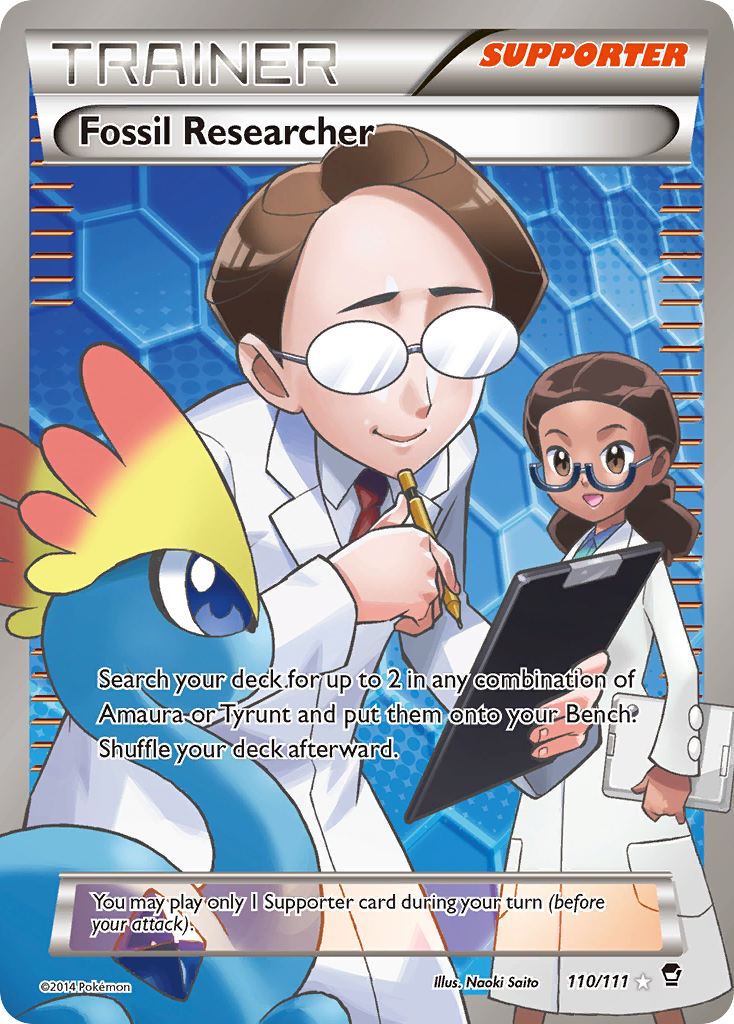 Fossil Researcher (110/111) [XY: Furious Fists] | Pegasus Games WI