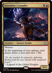 Stormfist Crusader [Duskmourn: House of Horror Commander] | Pegasus Games WI
