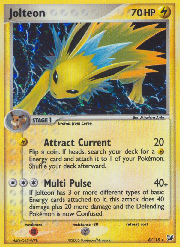 Jolteon (8/115) [EX: Unseen Forces] | Pegasus Games WI