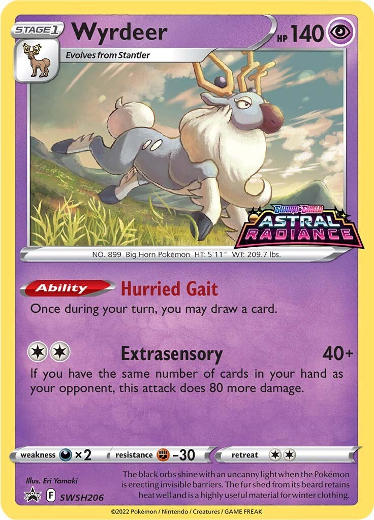 Wyrdeer (SWSH206) [Sword & Shield: Black Star Promos] | Pegasus Games WI