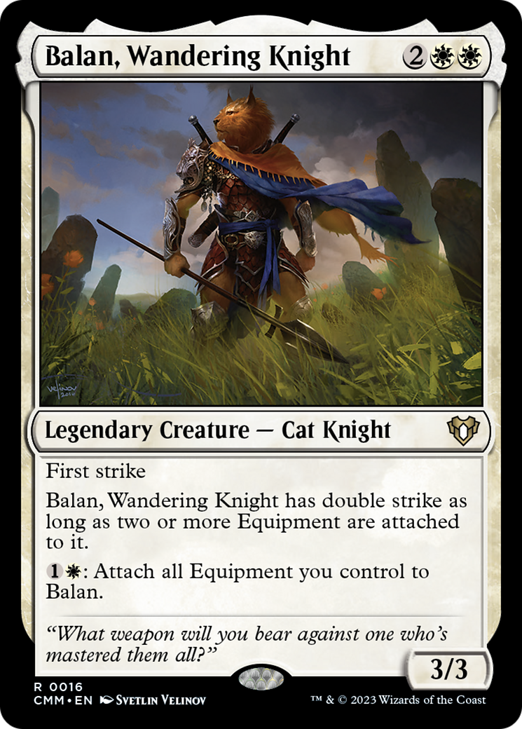 Balan, Wandering Knight [Commander Masters] | Pegasus Games WI