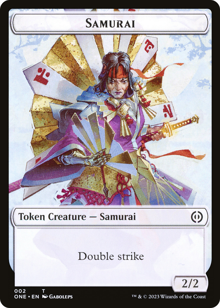 Samurai Token [Phyrexia: All Will Be One Tokens] | Pegasus Games WI