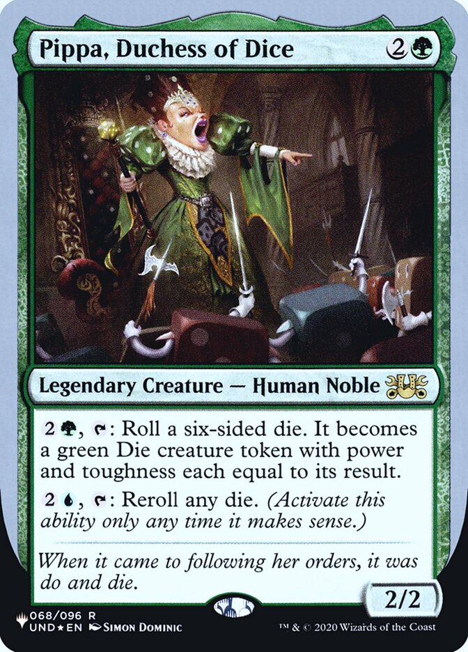 Pippa, Duchess of Dice (Unfinity Foil Edition) [The List] | Pegasus Games WI
