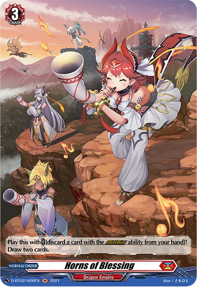 Horns of Blessing (D-BT02/H06EN) [A Brush with the Legends] | Pegasus Games WI