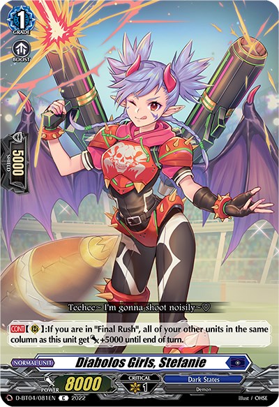 Diabolos Girls, Stefanie (D-BT04/081EN) [Awakening of Chakrabarthi] | Pegasus Games WI