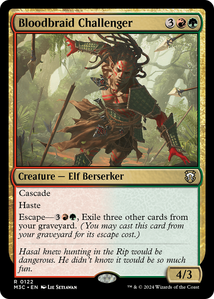 Bloodbraid Challenger [Modern Horizons 3 Commander] | Pegasus Games WI