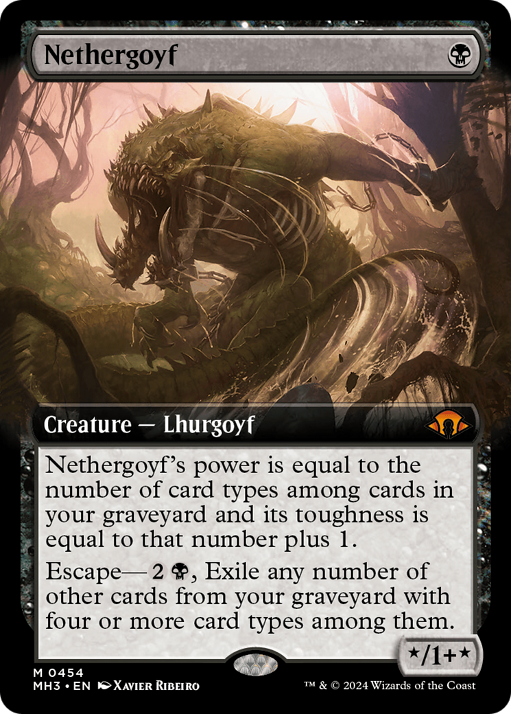 Nethergoyf (Extended Art) [Modern Horizons 3] | Pegasus Games WI