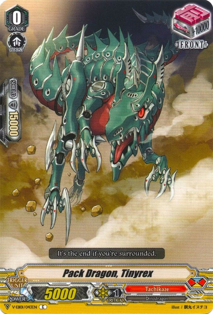 Pack Dragon, Tinyrex (V-EB01/043EN) [The Destructive Roar] | Pegasus Games WI