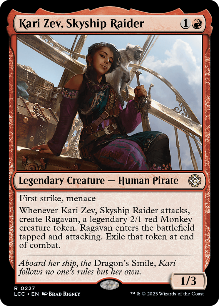 Kari Zev, Skyship Raider [The Lost Caverns of Ixalan Commander] | Pegasus Games WI
