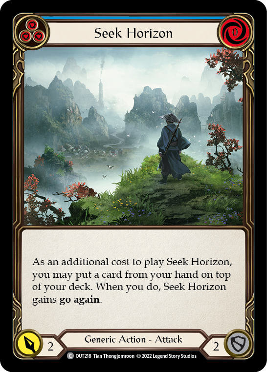 Seek Horizon (Blue) [OUT218] (Outsiders) | Pegasus Games WI