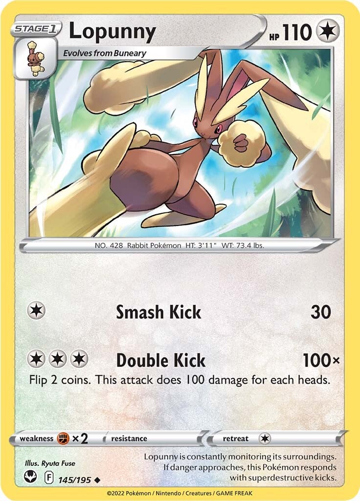 Lopunny (145/195) [Sword & Shield: Silver Tempest] | Pegasus Games WI