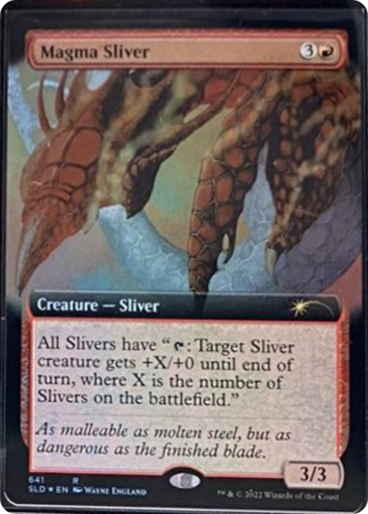 Magma Sliver (Extended Art) [Secret Lair Drop Series] | Pegasus Games WI