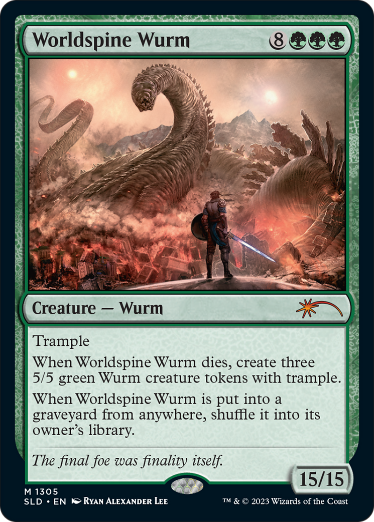 Worldspine Wurm [Secret Lair Drop Series] | Pegasus Games WI