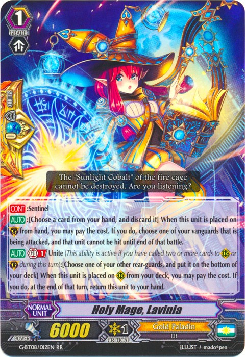 Holy Mage, Lavinia (G-BT08/012EN) [Absolute Judgment] | Pegasus Games WI