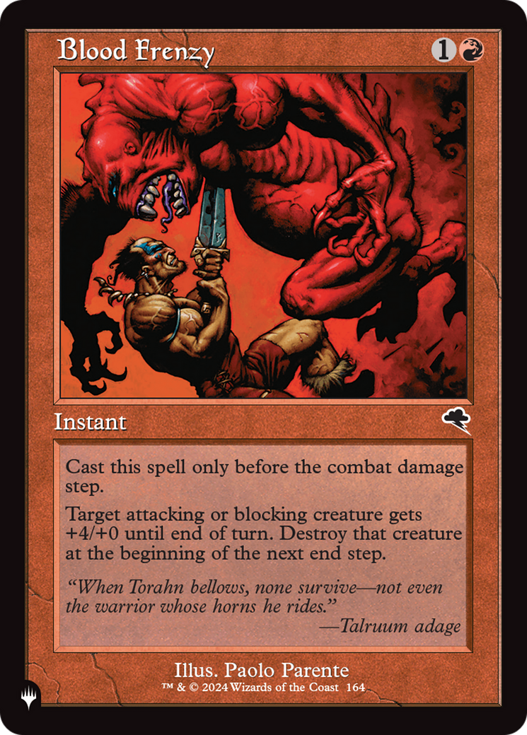 Blood Frenzy [The List] | Pegasus Games WI