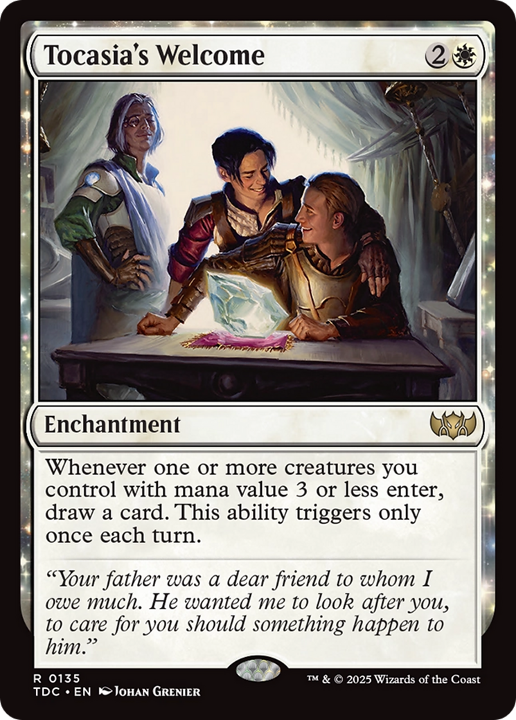 Tocasia's Welcome [Tarkir: Dragonstorm Commander] | Pegasus Games WI