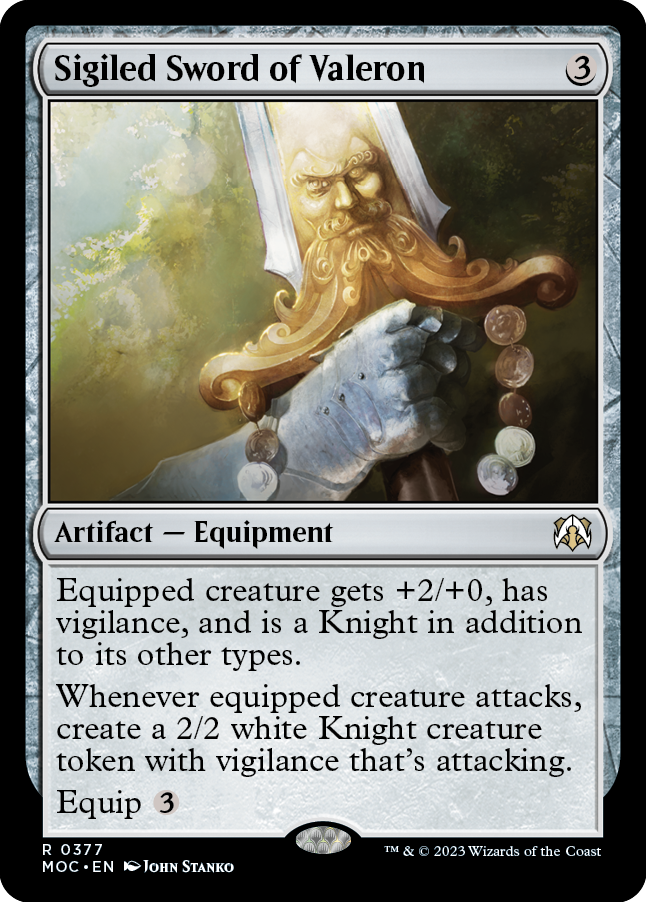 Sigiled Sword of Valeron [March of the Machine Commander] | Pegasus Games WI