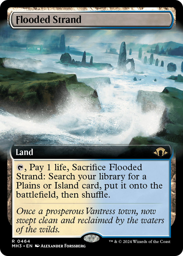 Flooded Strand (Extended Art) [Modern Horizons 3] | Pegasus Games WI