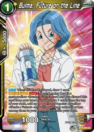Bulma, Future on the Line (BT16-084) [Realm of the Gods] | Pegasus Games WI