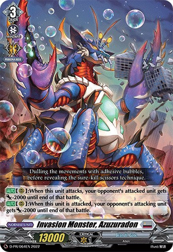 Invasion Monster, Azuzuradon (D-PR/064EN 2022) [D Promo Cards] | Pegasus Games WI