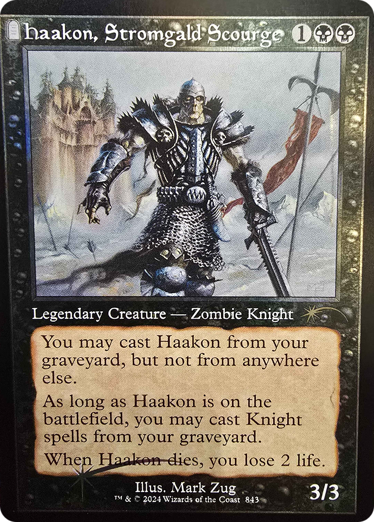 Haakon, Stromgald Scourge (Retro Frame) [Secret Lair Drop Series] | Pegasus Games WI