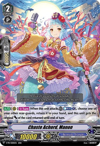 Chaste Achord, Manon (V-PR/0201EN) [V Promo Cards] | Pegasus Games WI