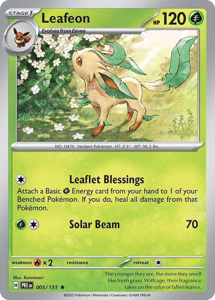 Leafeon (005/131) [Scarlet & Violet: Prismatic Evolutions] | Pegasus Games WI