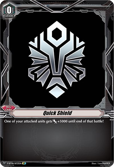 Quick Shield (Dimension Police) (V-BT08/SP33EN SP) [Silverdust Blaze] | Pegasus Games WI