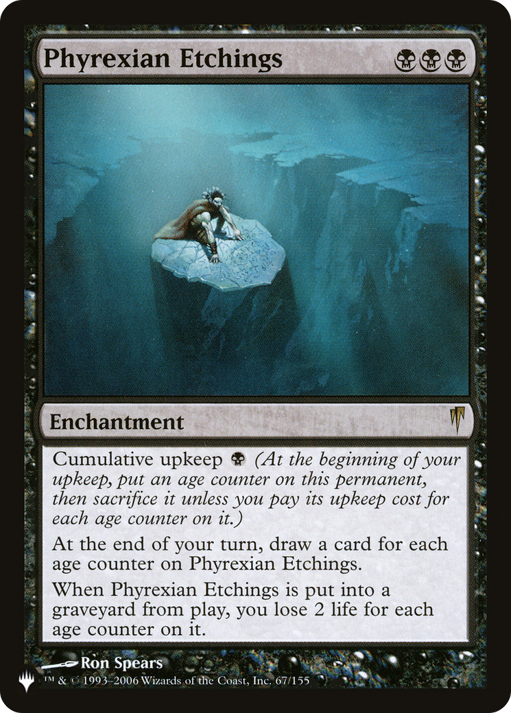 Phyrexian Etchings [The List] | Pegasus Games WI