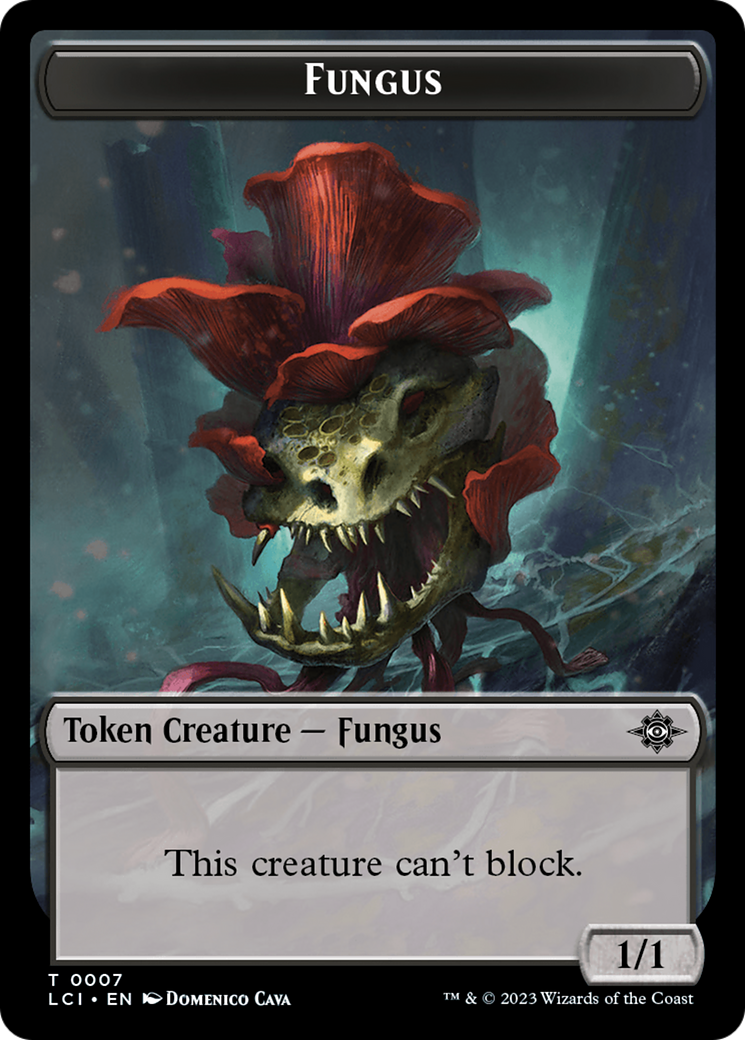 Treasure (0018) // Fungus Double-Sided Token [The Lost Caverns of Ixalan Tokens] | Pegasus Games WI