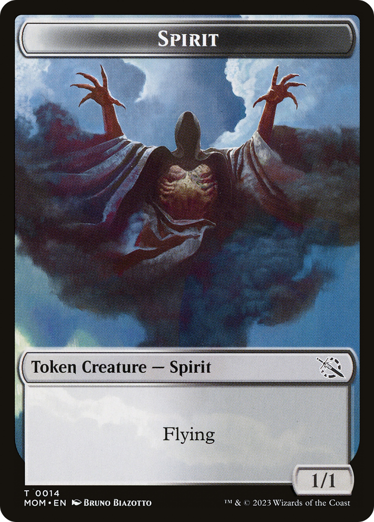 Elemental (02) // Spirit (14) Double-Sided Token [March of the Machine Tokens] | Pegasus Games WI