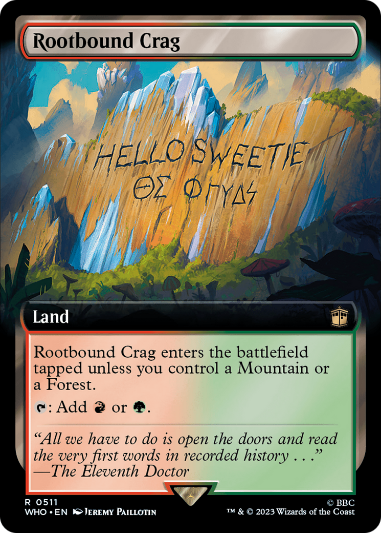 Rootbound Crag (Extended Art) [Doctor Who] | Pegasus Games WI