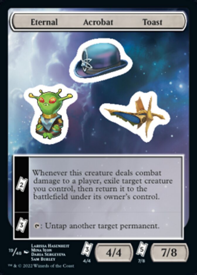 Eternal Acrobat Toast [Unfinity Stickers] | Pegasus Games WI