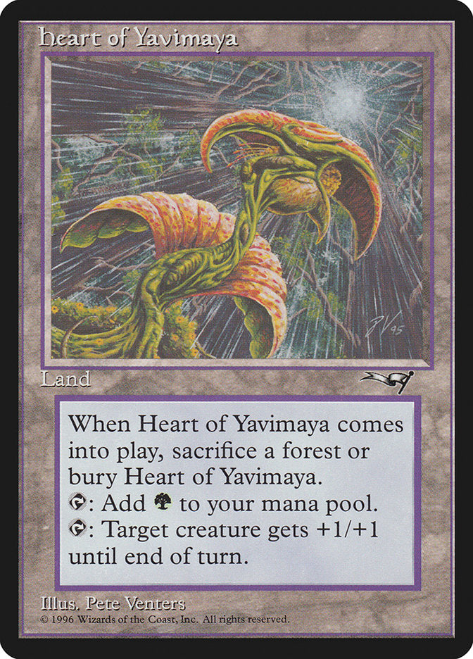 Heart of Yavimaya [Alliances] | Pegasus Games WI